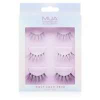 MUA Makeup Academy Half Lash Trio umělé řasy 3x2 ks