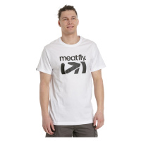 Pánské tričko Meatfly Podium bílá
