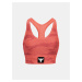 Oranžová dámská podprsenka Under Armour UA Project Rock HG Bra