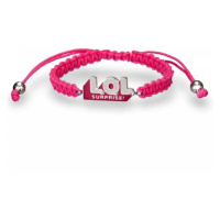 L.O.L. Surprise! Růžový textilní náramek pro dívky LOL Logo L3011STLOL