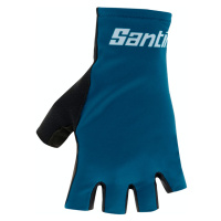 SANTINI Cyklistické rukavice dlouhoprsté - ISTINTO - modrá