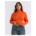 Organic Basics Everyday Turtleneck Tangerine