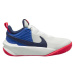 Nike TEAM HUSTLE Dětská basketbalová obuv, bílá, velikost 38