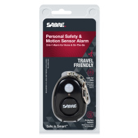 Osobní alarm s detektorem pohybu Sabre Red® – Černá