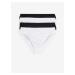Sada čtyř dámských kalhotek v bílé a černé barvě Marks & Spencer