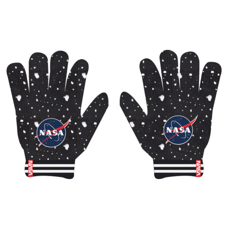 Nasa - licence Chlapecké rukavice - NASA 5242179, černá Barva: Černá