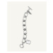 Rosefield The Octagon Charm Chain White Silver