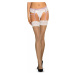 Krásné punčochy Lilyanne stockings - Obsessive Bílá