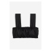 H & M - Vyztužená podprsenka bandeau - černá