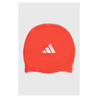 Plavecká čepice adidas Performance červená barva