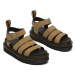 Nubukové sandály Dr. Martens Blaire béžová barva, na platformě, DM31735439