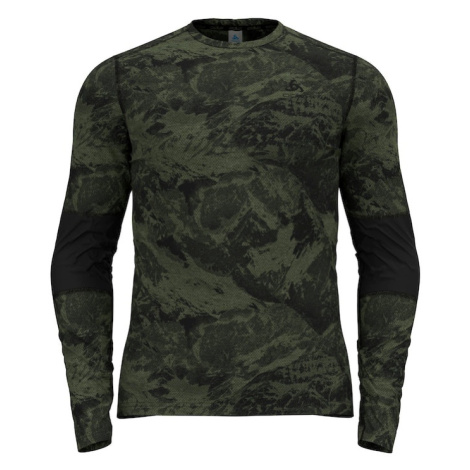 Odlo Pánské sportovní termoprádlo BL TOP crew neck l/s WHISTLER ECO