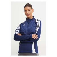 Mikina adidas Performance Tiro 24 dámská, modrá barva, s aplikací, IY0129