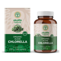 Ekolife Natura Algae Chlorella Organic - Řasa Chlorella BIO 240 tablet