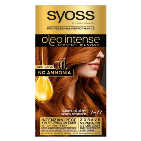 SYOSS Oleo Intense Barva na vlasy 7-77 Zářivě měděný