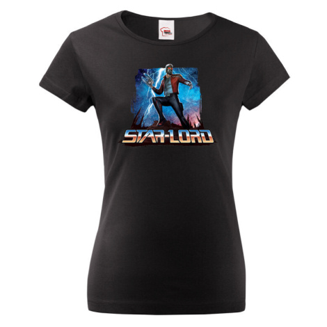 Dámské tričko s potiskem Star-Lord- ideální dárek pro fanoušky Marvel BezvaTriko