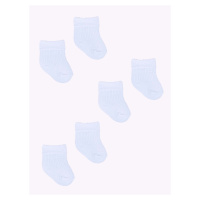 Yoclub Unisex's Baby Turn Cuff Cotton Socks 3-pack SKA-0009U-0100