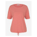 Růžové dámské tričko Tom Tailor Denim
