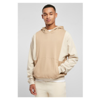 Urban Classics / Cut On Sleeve Hoody unionbeige/softseagrass