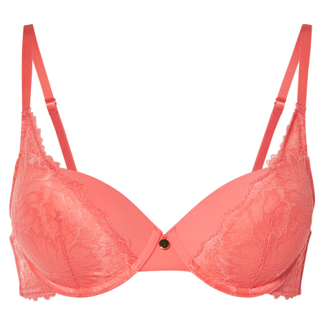 esmara® Dámská krajková podprsenka (korálová)