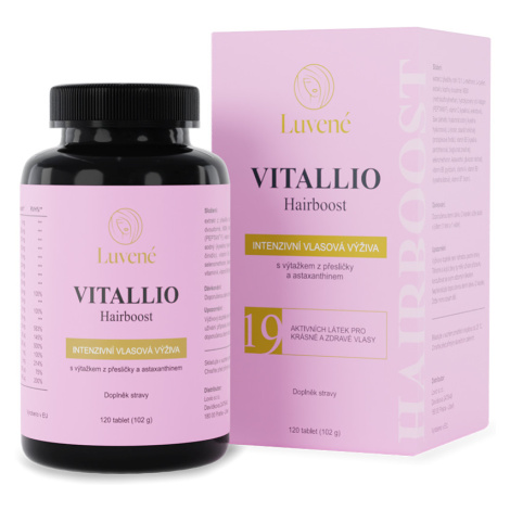Luvené Vlasová výživa Vitallio Hairboost 120 tablet