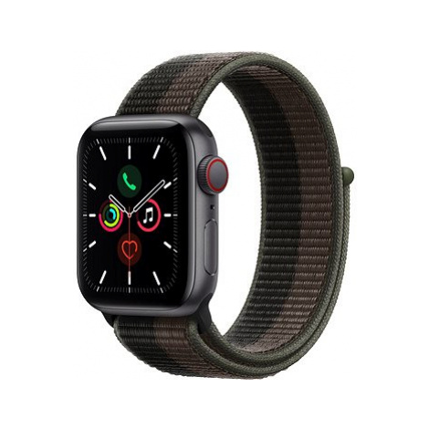Apple Watch SE 44mm Cellular Vesmírně šedý hliník s tornádově šedým / šedým sportovním řemínkem