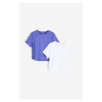 H & M - Sportovní tričko z materiálu DryMove™ 2 kusy - modrá