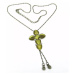 AutorskeSperky.com - Stříbrný náhrdelník s avanturínem - S4603