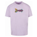 Merchcode / Yellow Submarine - Fish No. 1 Heavy Oversize Tee lilac