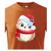 Dětské tričko s potiskem Vánoční sovičky - roztomilé dětské tričko