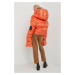 Péřová bunda MMC STUDIO Maffo dámská, oranžová barva, zimní, oversize