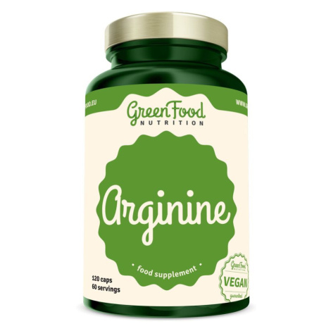 GreenFood Nutrition Arginine 120 kapslí