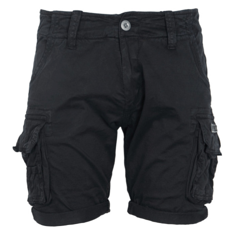 Alpha Industries Kalhoty krátké Crew Short černé