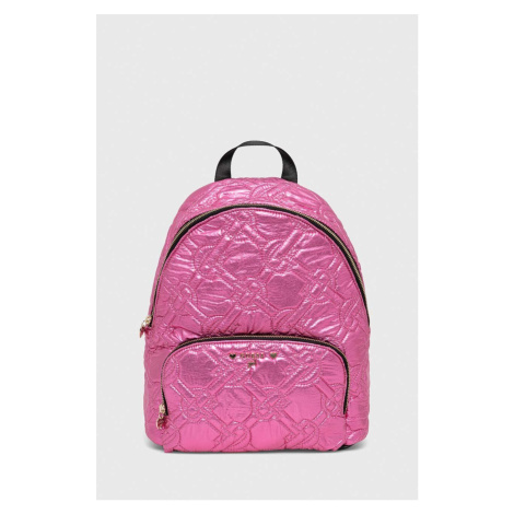 Dětský batoh Guess růžová barva, malý, hladký