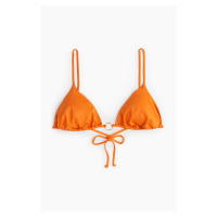 H & M - Vyztužená bikinová podprsenka - oranžová