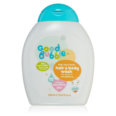 Good Bubble Hair & Body Wash Cloudberry mycí emulze a šampon pro děti od narození 250 ml