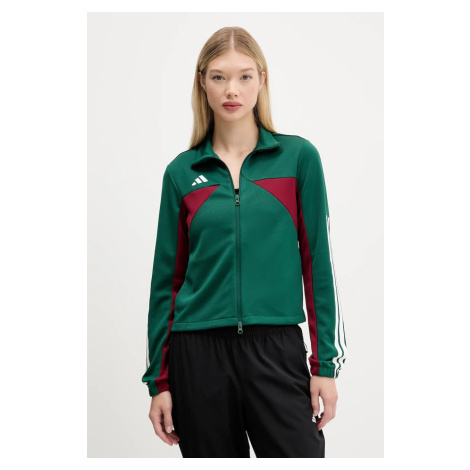 Mikina adidas Tiro dámská, zelená barva, JW6816