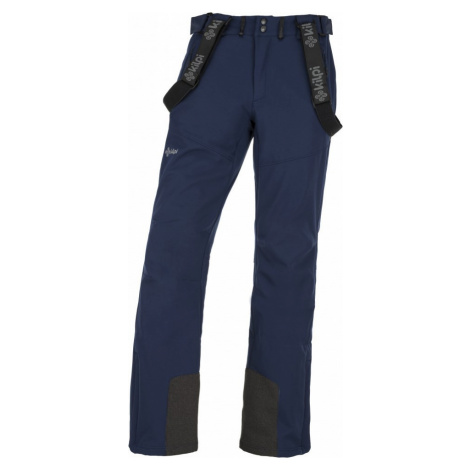 Pánské lyžařské softshellové kalhoty KILPI RHEA-M tmavě modrá