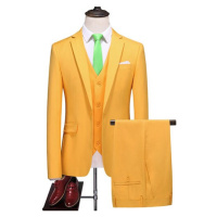 Společenský pánský oblek sako, vesta a kalhoty