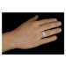 L´AMOUR prsten snubní pro muže z chirugické oceli