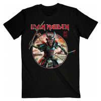 Iron Maiden tričko, Senjutsu Eddie Warrior Circle Black, pánské