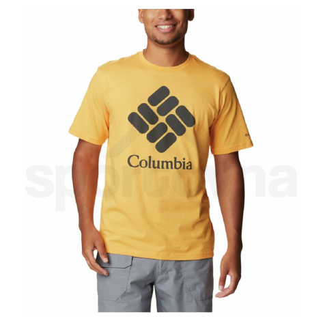 Tričko Columbia CC Basic Logo™ hort leeve M - žlutá