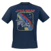 Star Wars Retro Falcon Tričko námořnická modrá