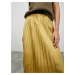 Plisovaná midi sukně ve zlaté barvě ZOOT.lab Nova