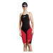 Dámské závodní plavky aquafeel n2k openback i-nov racing black/red