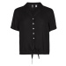 O'Neill CALI WOVEN Dámská košile s krátkým rukávem, černá, velikost