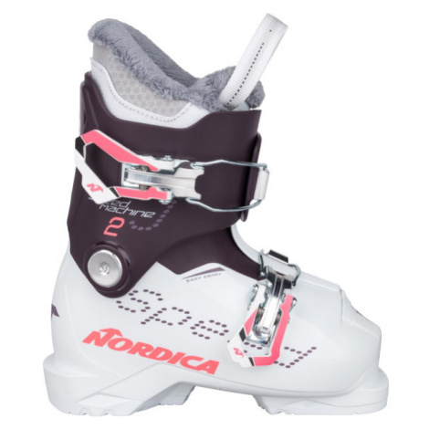 Nordica SPEEDMACHINE J 2 Dětské lyžařské boty, bílá, velikost