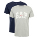 GAP 2PK LOGO ORIGINAL ARCH Pánské tričko, šedá, velikost