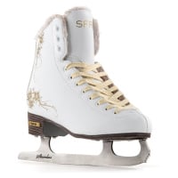 SFR Glitra Children's Ice Skates - White - UK:1J EU:33 US:M2L3