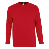 SOĽS Monarch Pánské triko s dlouhým rukávem SL11420 Red